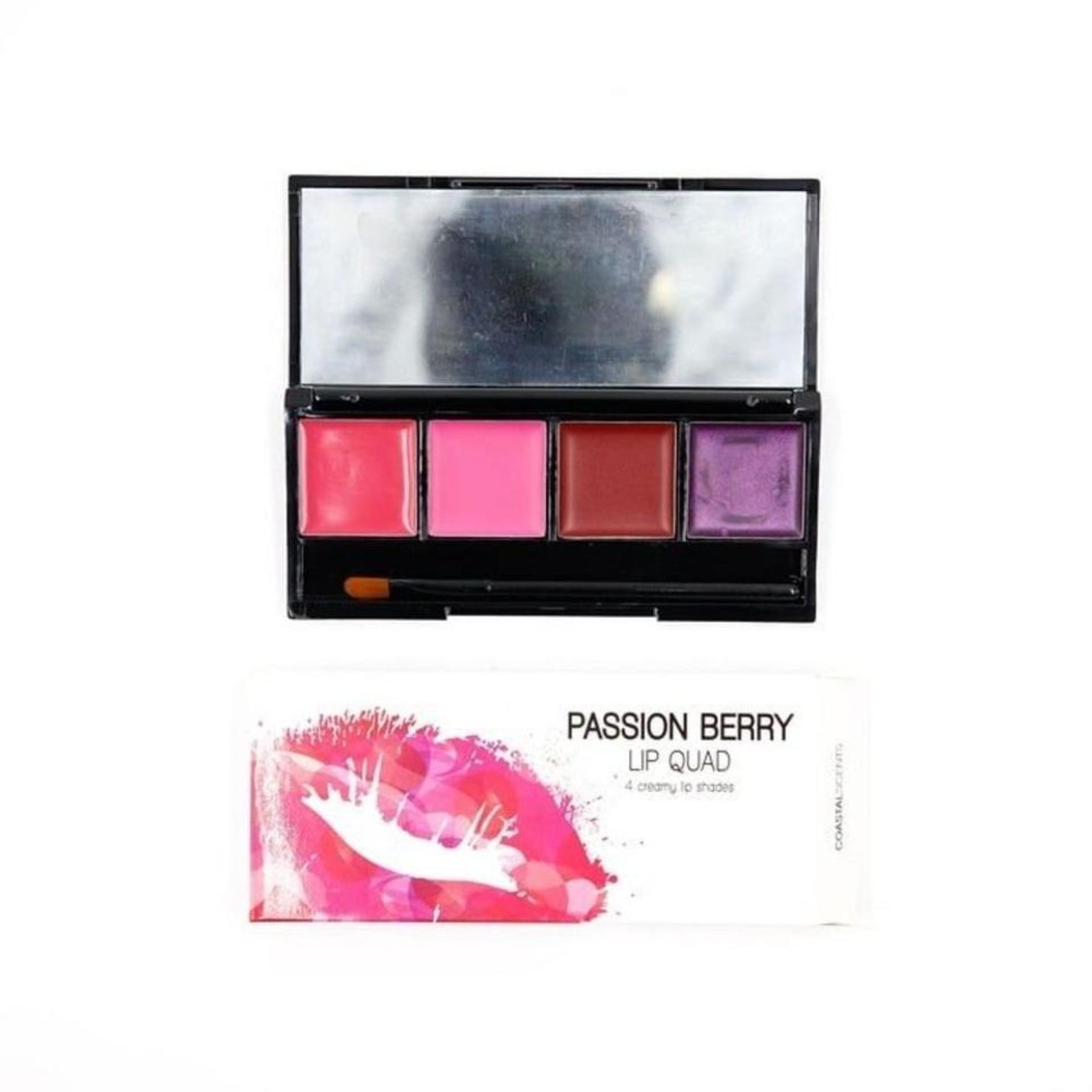 Coastal Scents - Lip Quad‎ - Passion Berry